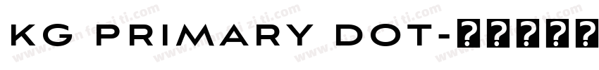 kg primary dot字体转换